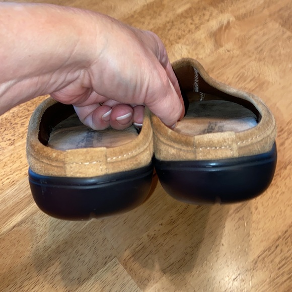 Tempur-Pedic Suede Leather Slippers ~ size S Small ~ Made in Italy - Picture 6 of 13